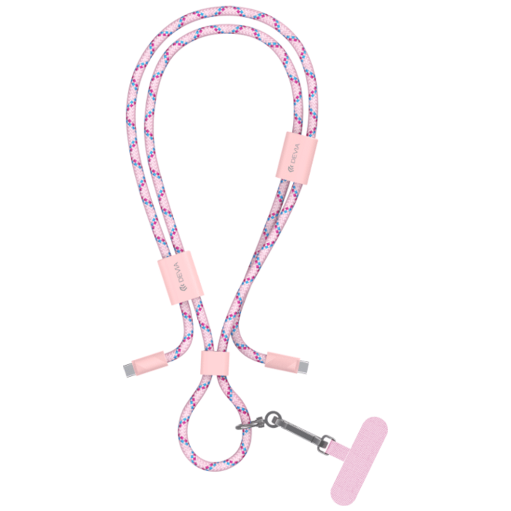 Devia Charging Cable - USB-C to USB-C - 60W Fast Charging - 1.6m - Pink 60W, 1.6m – 20,000 IQD Iraq