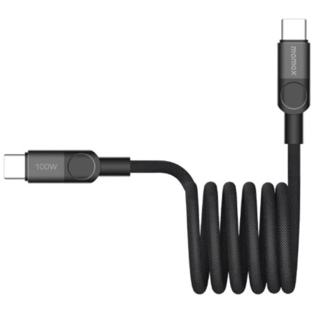 Momax Momax USB-C to USB-C Cable - 100W Power - 2m Length - Black 100W, 2m