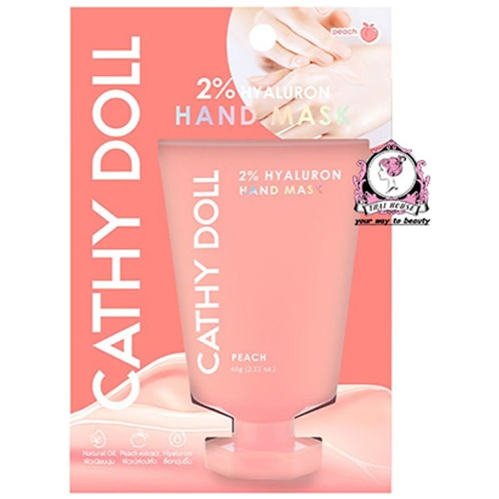 Cathy Doll 2% Hyaluron Peach Hand Exfoliating Hand Mask