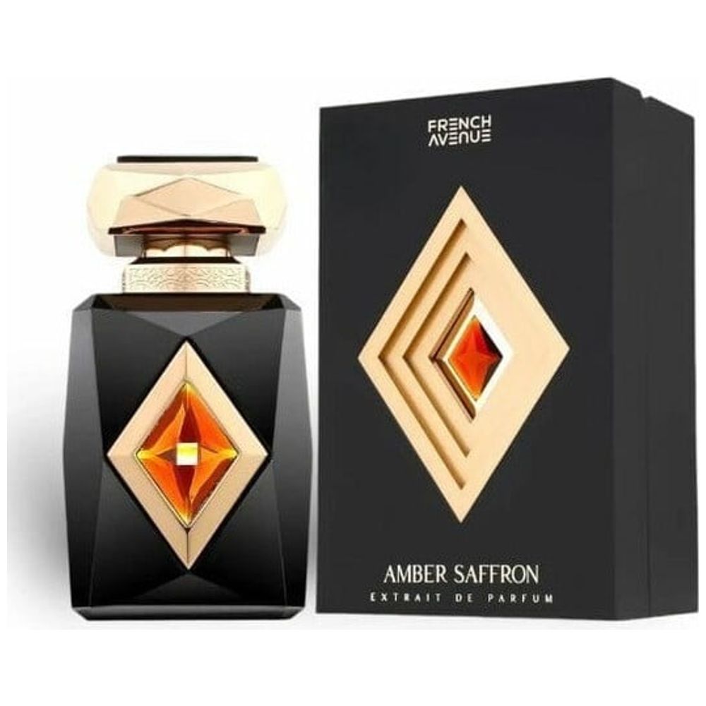Amber Saffron by French Avenue for Unisex - Extrait de Parfum, 80 ml