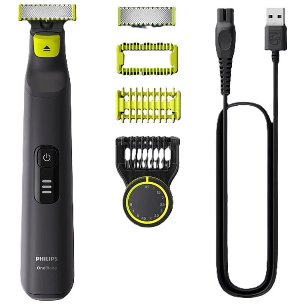 Philips Philips QP6542/10 - OneBlade Pro 360 Hybrid Trimmer and Shaver - Black