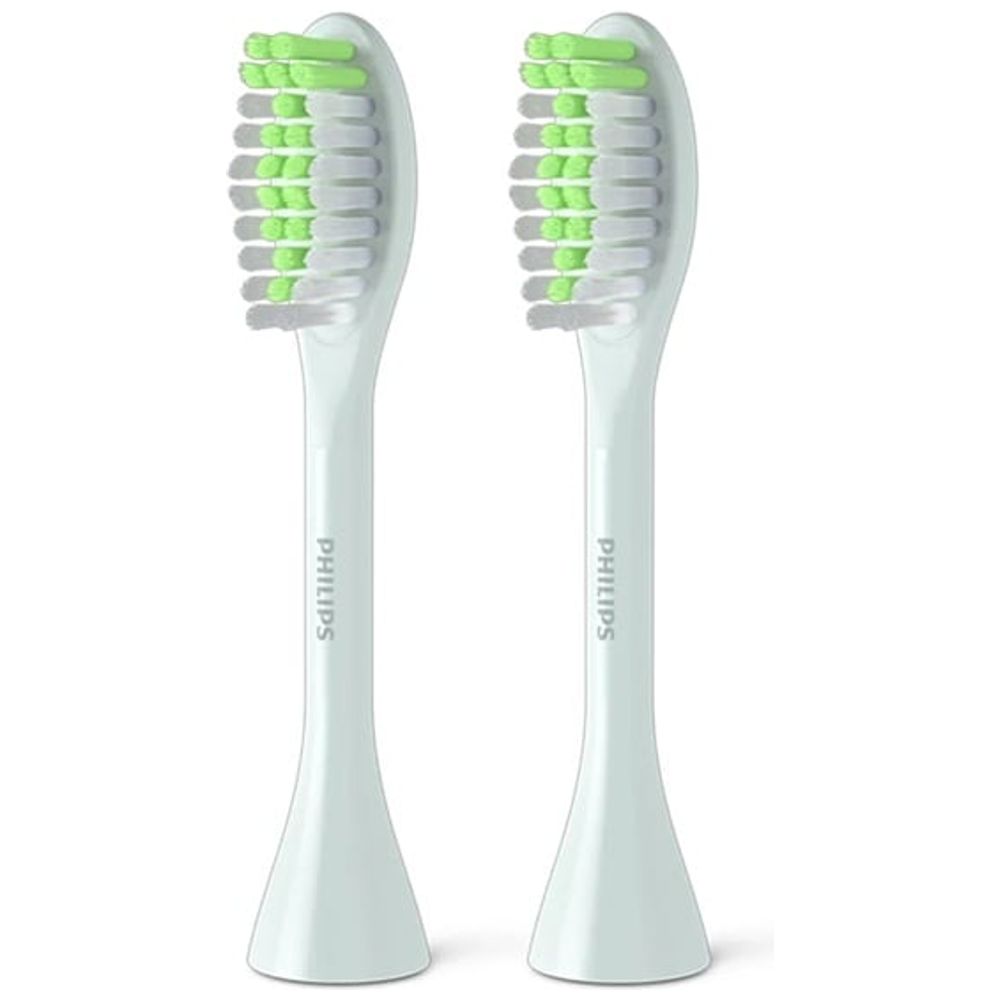Philips Philips BH1022/03 - One Battery Toothbrush Replacement Heads - 2 PCS - White 2 PCS