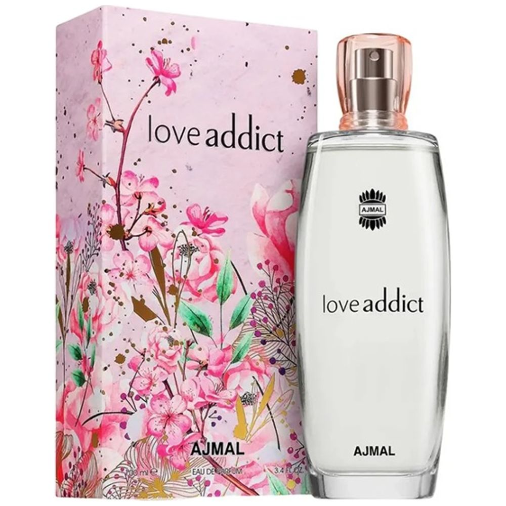 Love Addict by Ajmal for Women - Eau de Parfum, 100 ml