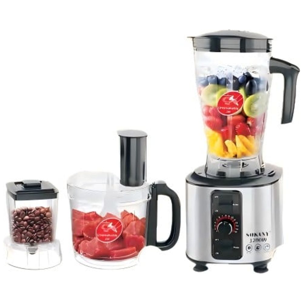 Sokany SK-111 - Food Processor - 1200W - 2L - Silver