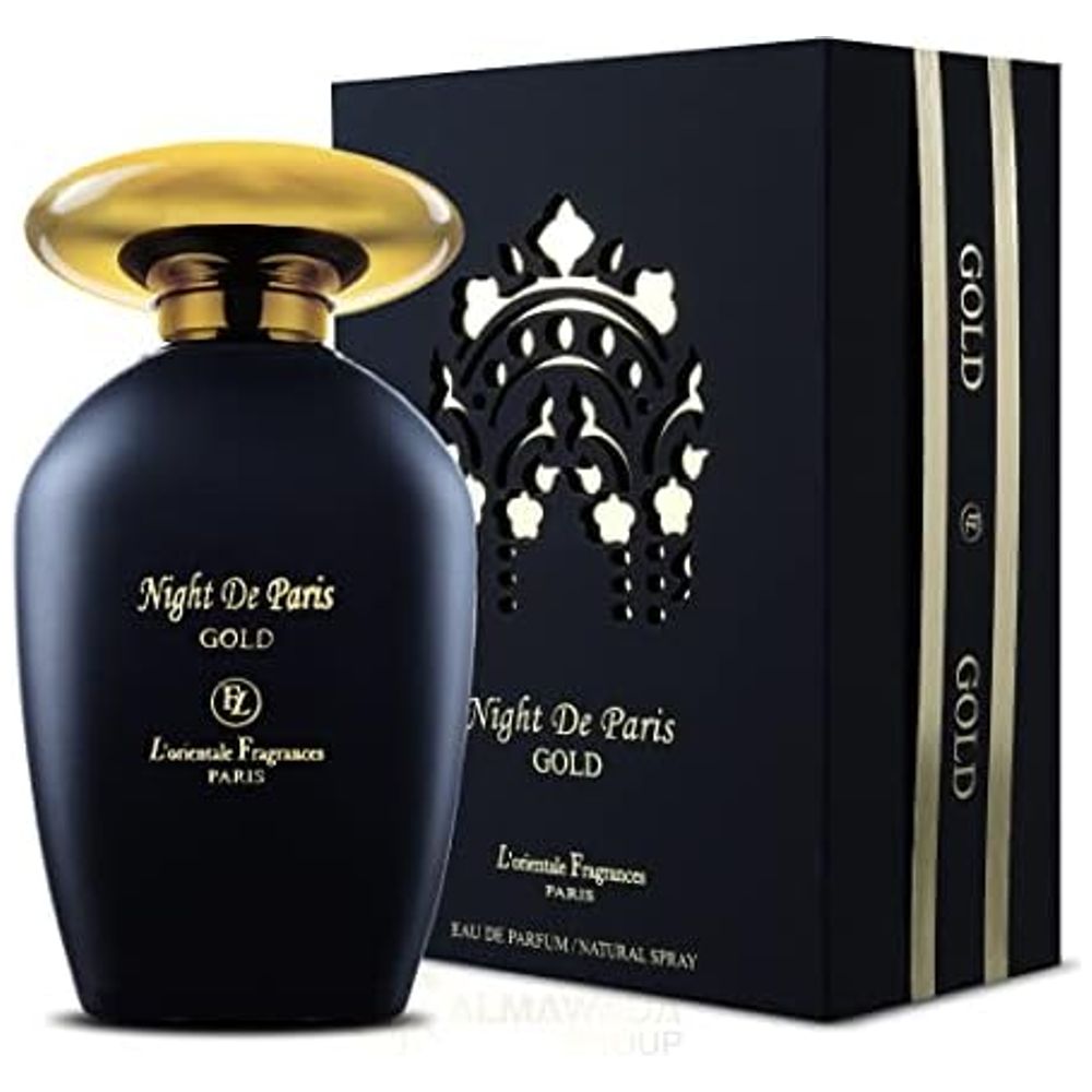 Night De Paris Gold by L'orientale Fragrances For Unisex - Eau de Parfum, 100 ml