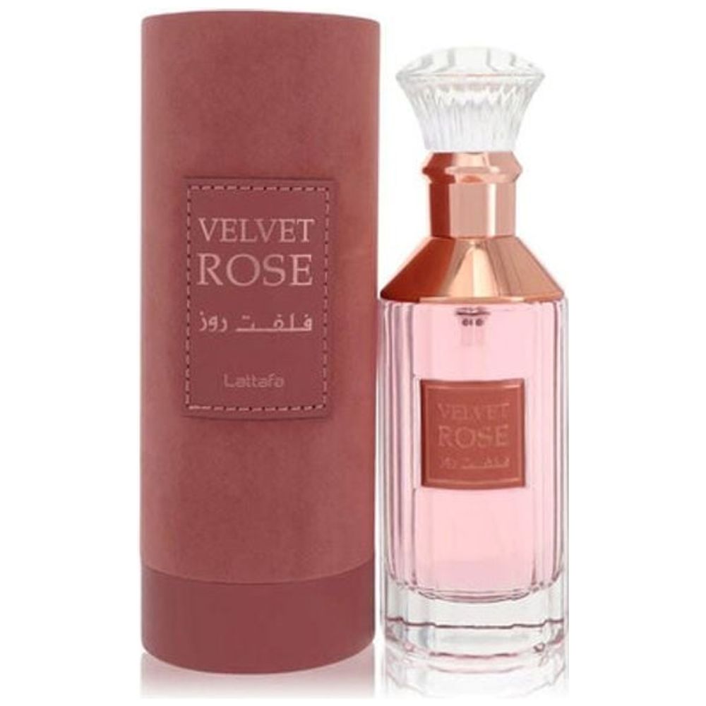 Velvet Rose by Lattafa for Unisex - Eau de Parfum, 100 ml