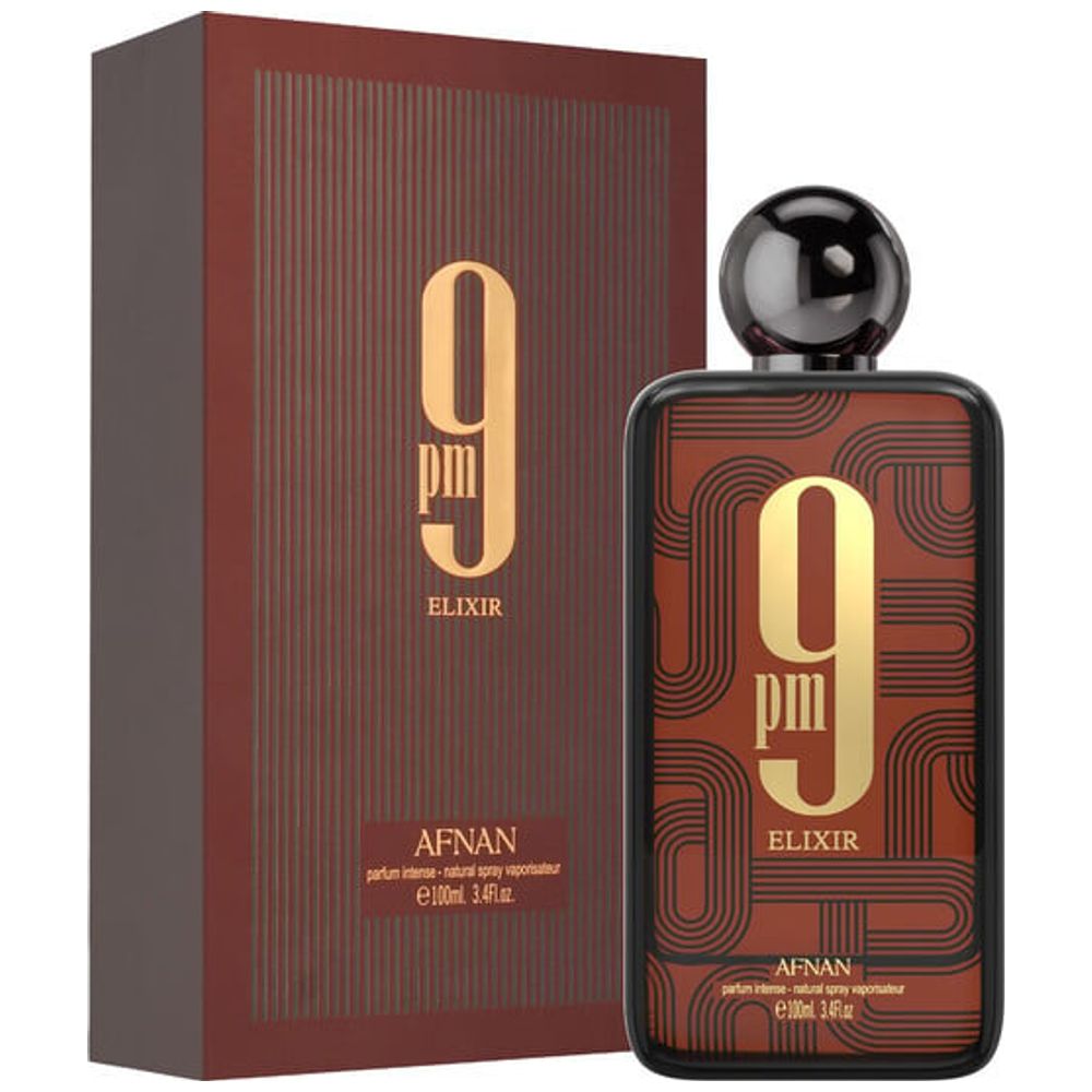 9PM Elixir by Afnan for Men - Extrait de Parfum, 100 ml