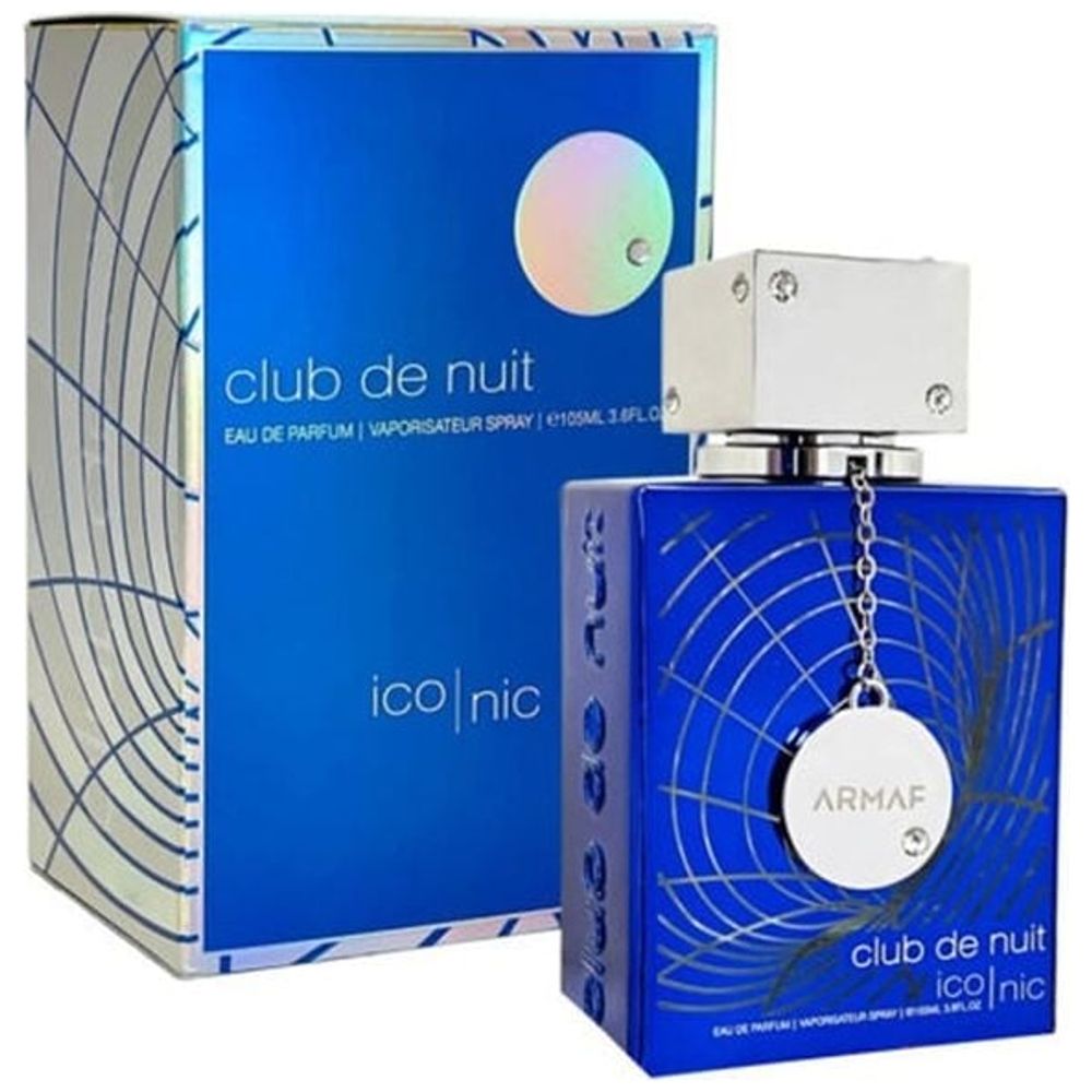 Club De Nuit Blue Iconic by Armaf for Men - Eau de Parfum, 105 ml