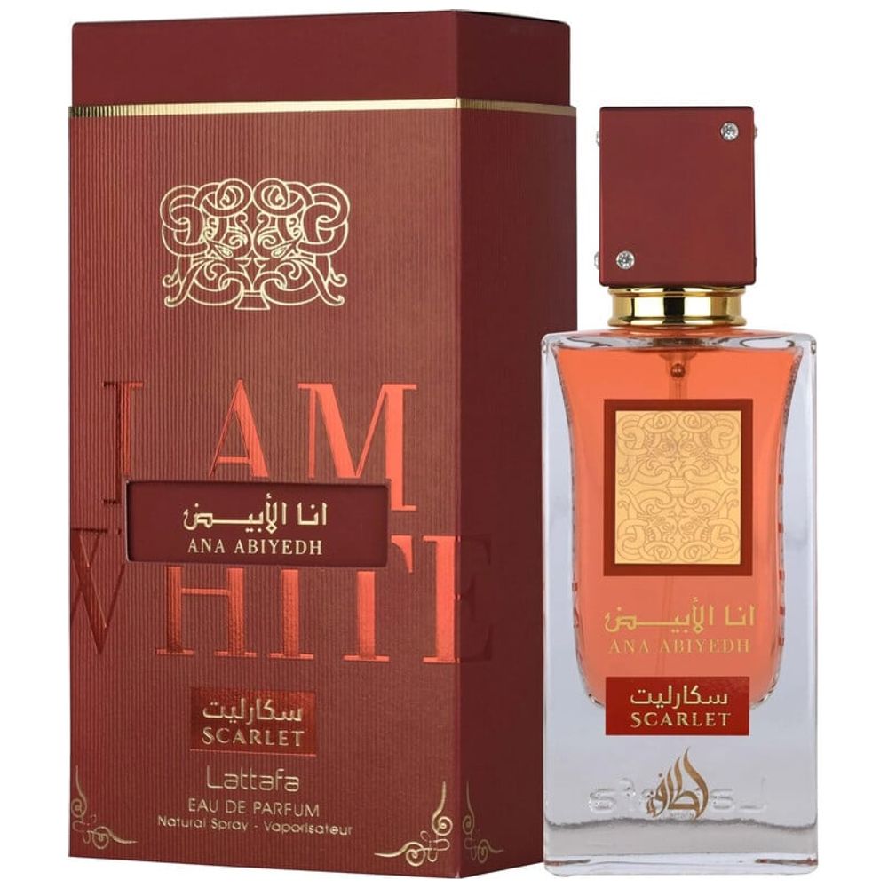 Ana Abiyedh Scarlet by Lattafa for Women - Eau de Parfum, 60 ml