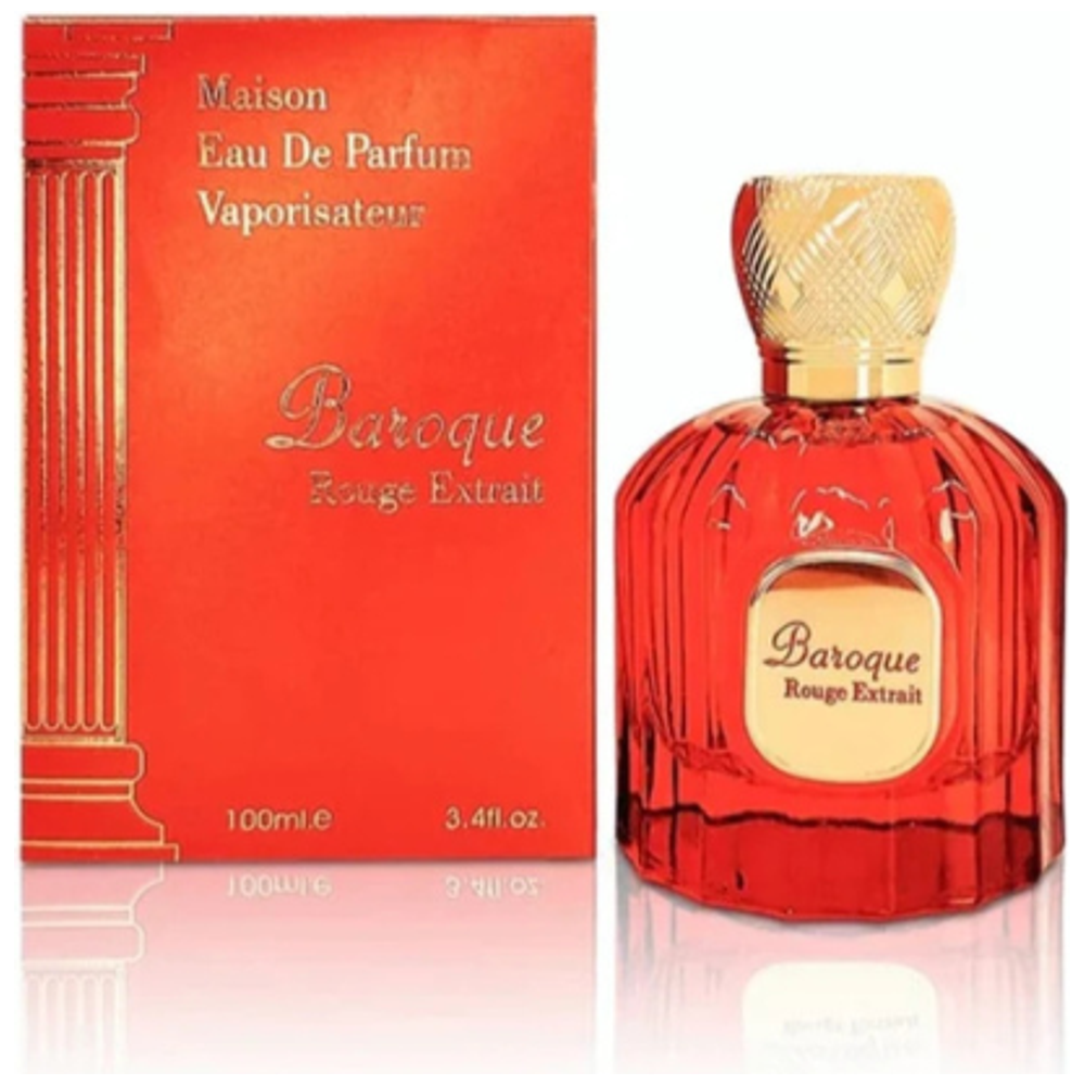 Baroque Rouge by Maison Alhambra for Unisex - Extrait de Parfum, 100 ml