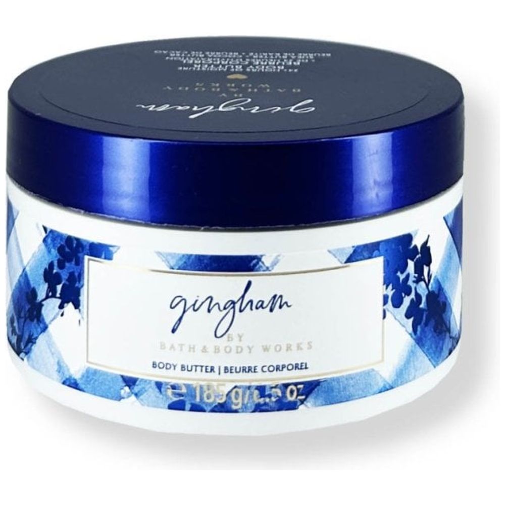 Bath & Body Works Gingham Body Butter Blue