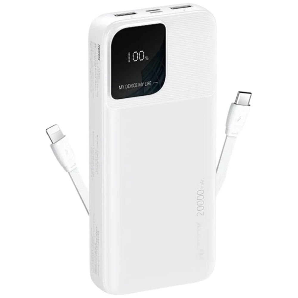 Remax Remax RPP 658 - Power bank - 20000mAh - Charging 2.4A - White 20000mAh