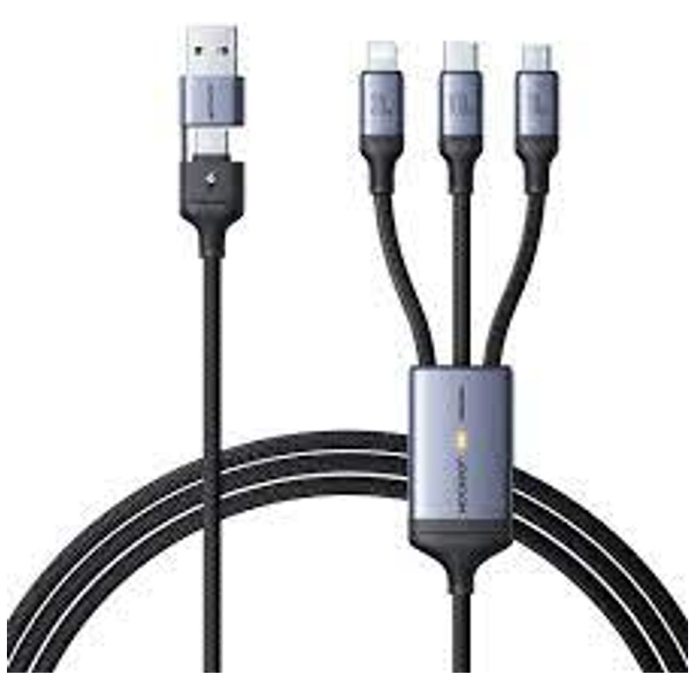 Jerome A21 Charging Cable - 6-in-1 Fast Charging 30W - Black 30W – 20,000 IQD Iraq