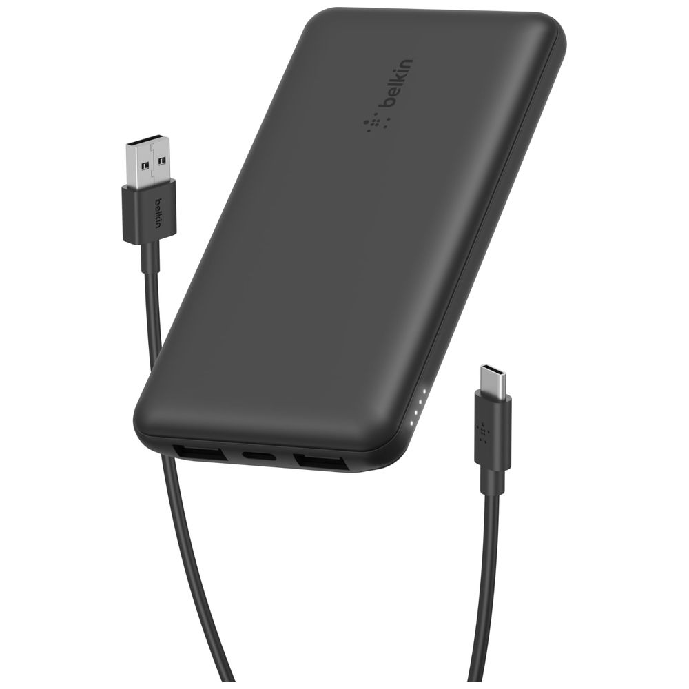 Belkin Belkin BPB011 Power Bank - 10000mAh Capacity - 15W Co-charging - Compact 3-Port Design 10000mAh