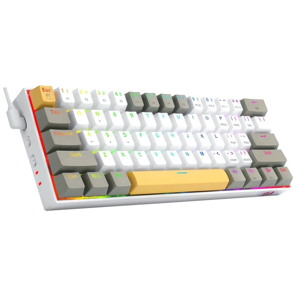 Redragon K530YELLO - Wired/Wireless Keyboard - RGB - white – 55,000 IQD Iraq