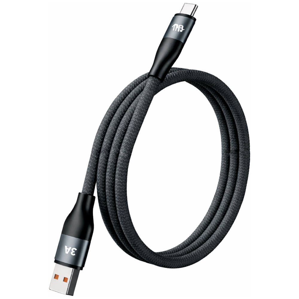Nine CL 018 - Cable USB To USB-C - 1m - 18W - With Keychain - Black 1m