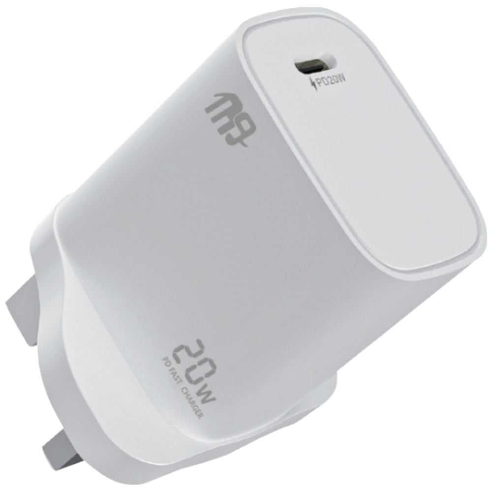 Nine CH 009 - Wall Charger - 20W - 1 Port - White 20W – 15,000 IQD Iraq