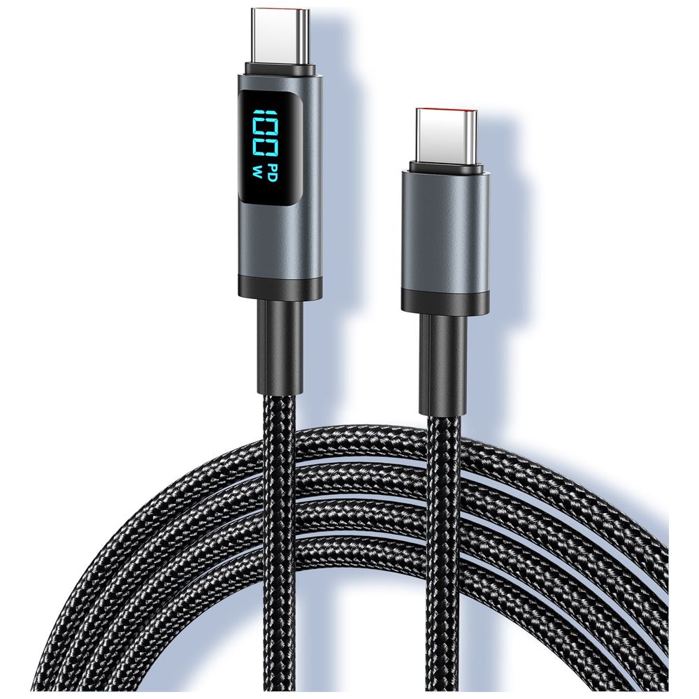 Nine CL 020 - Cable USB-C To USB-C - 1 m - 100W - Black 1m, 100W