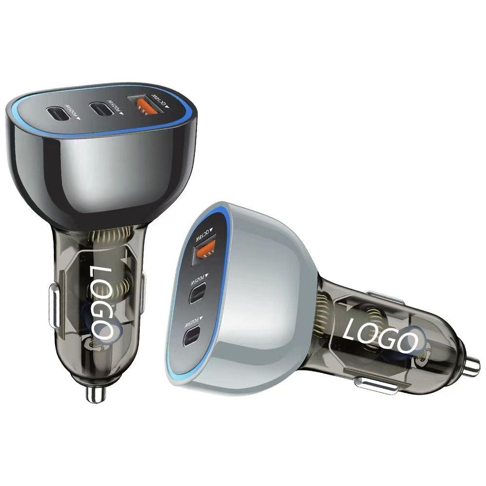 Nine Nine CH 005 - Car Charger - 65W - 2 Ports - Silver 65W – 25,000 IQD Iraq