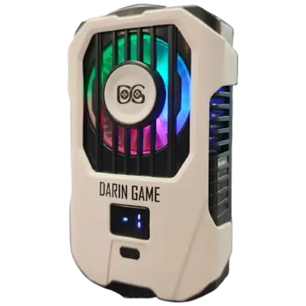 Darin Game - BASTALAK Mobile Gaming Fan - Portable Phone Cooler - 2500mAh Battery - Type-C - White 2500mAh, Type-C – 30,000 IQD Iraq
