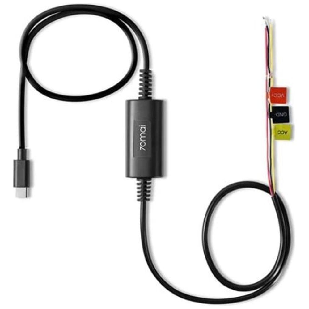 70 Mai 70mai Car Camera Direct Connection Cable - USB-C - Supports Parking Monitoring Mode - Smart Battery Protection - 3M 3m – 32,000 IQD Iraq