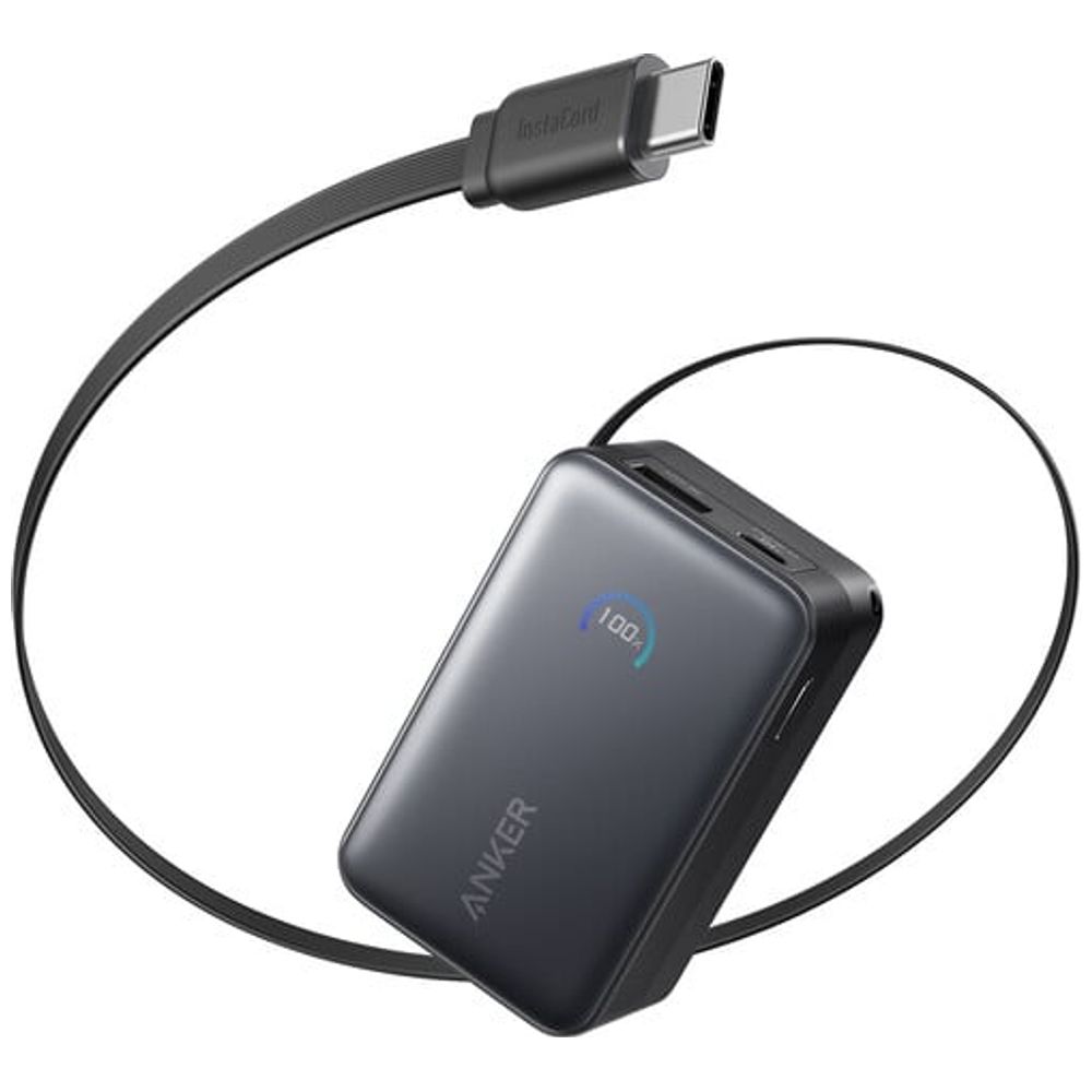 Anker A1638H11 - Power Bank with USB-C Cable - 10000mAh - 45W - Black 10000mAh, 45W – 77,000 IQD Iraq