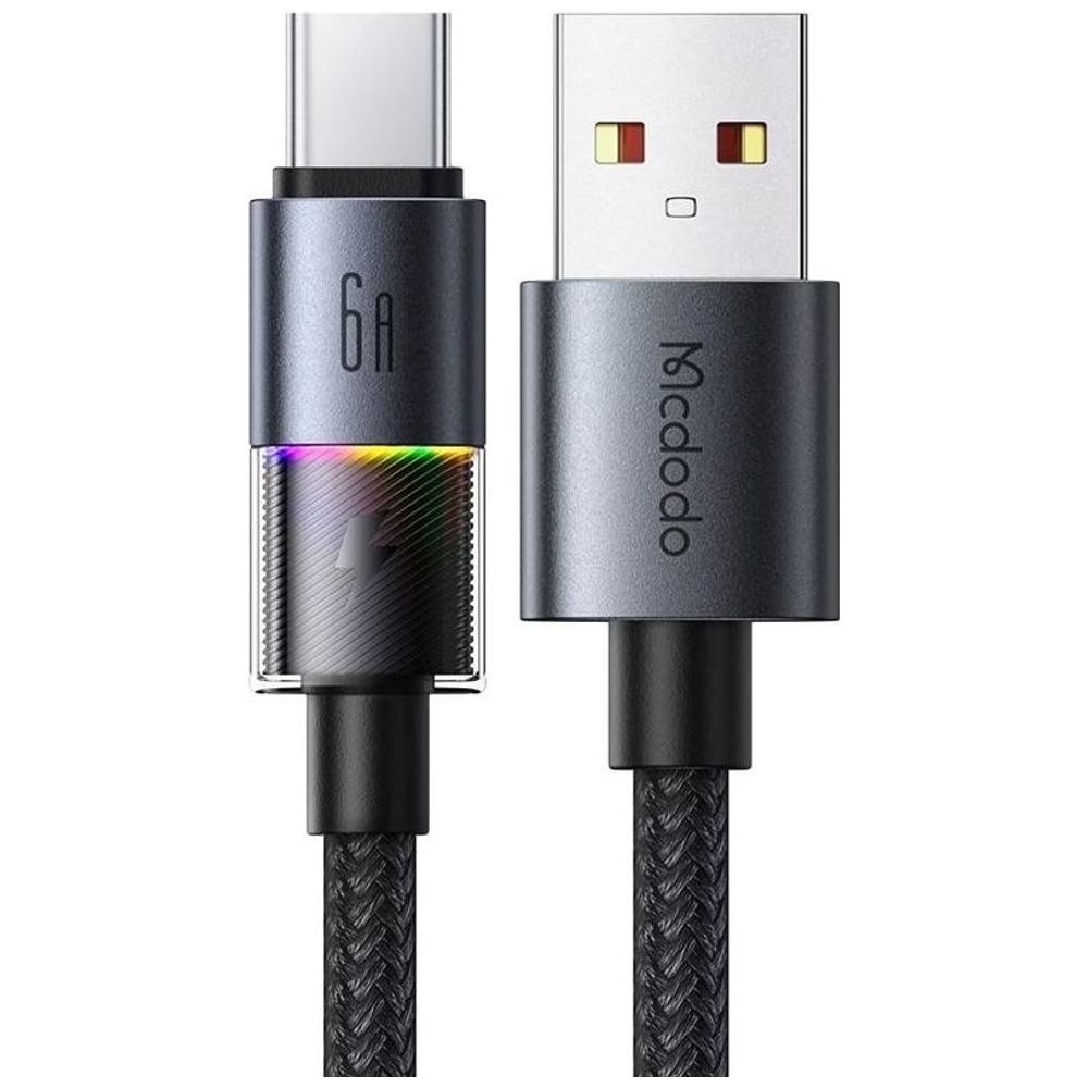 Mcdodo CA 8180 - Cable USB-A To USB-C - 1.2 m -  Black 1.2 m – 5,750 IQD Iraq