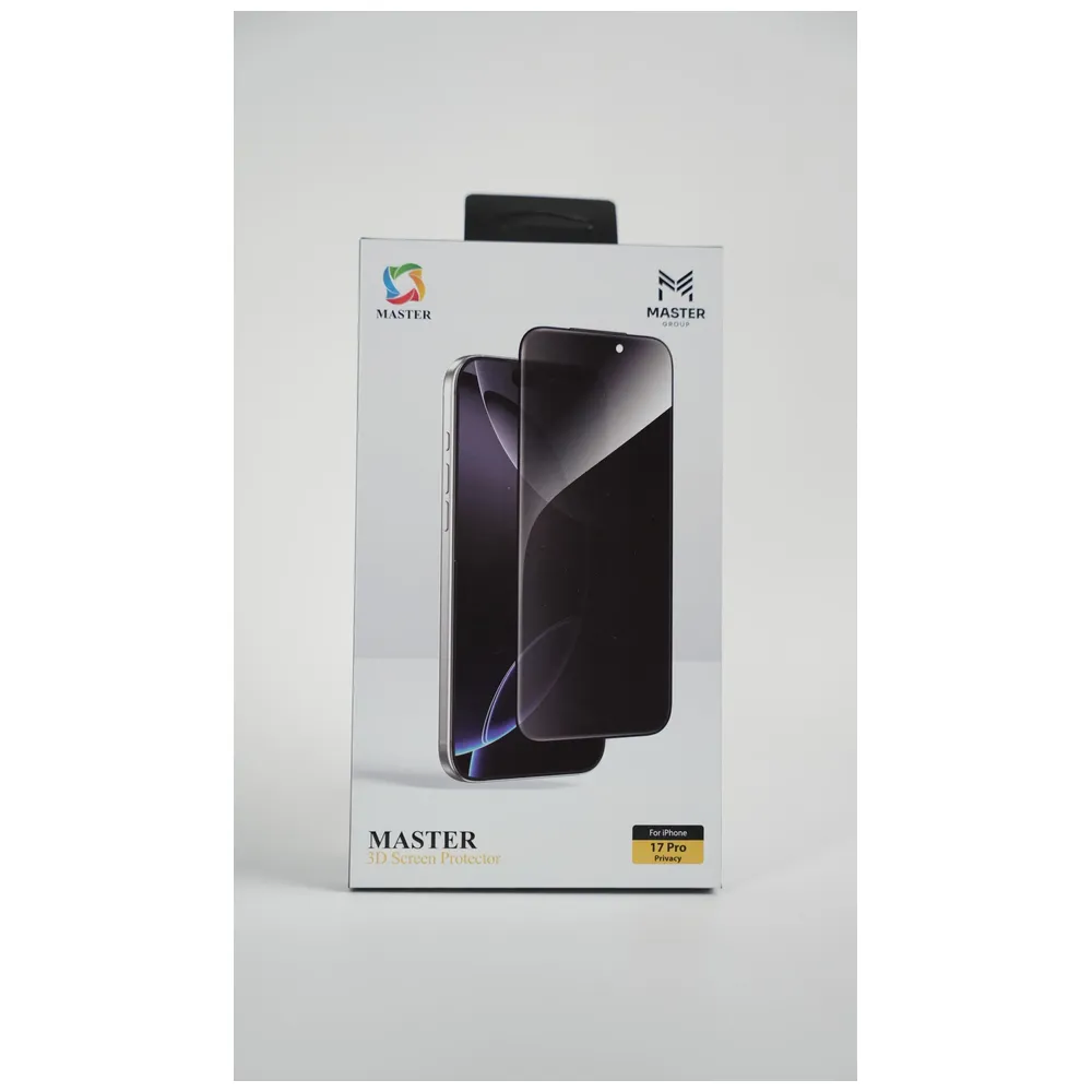 Master Master 3D Privacy Screen Protector - For iPhone 17 Pro - Black
