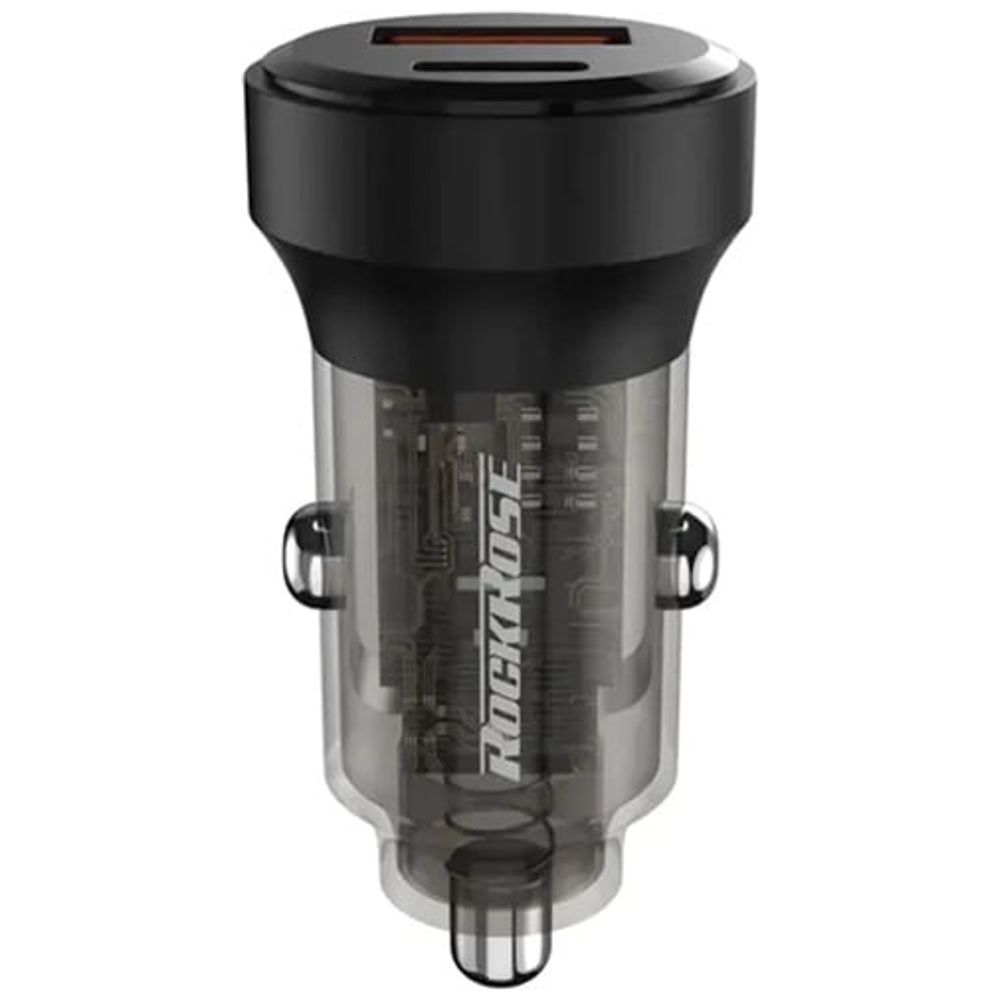 RockRose Anker RR Ranger PQ Pro - 2 Port Car Charger - 30W - Black 30W – 8,000 IQD Iraq