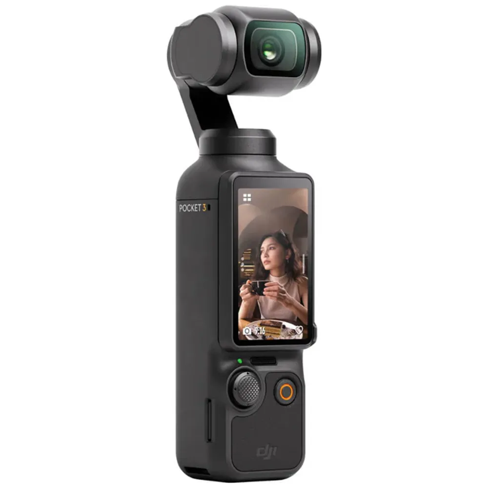 DJI Osmo Pocket 3 Creator Combo - 2 inch Rotatable OLED Touchscreen - 4K - Black 4K