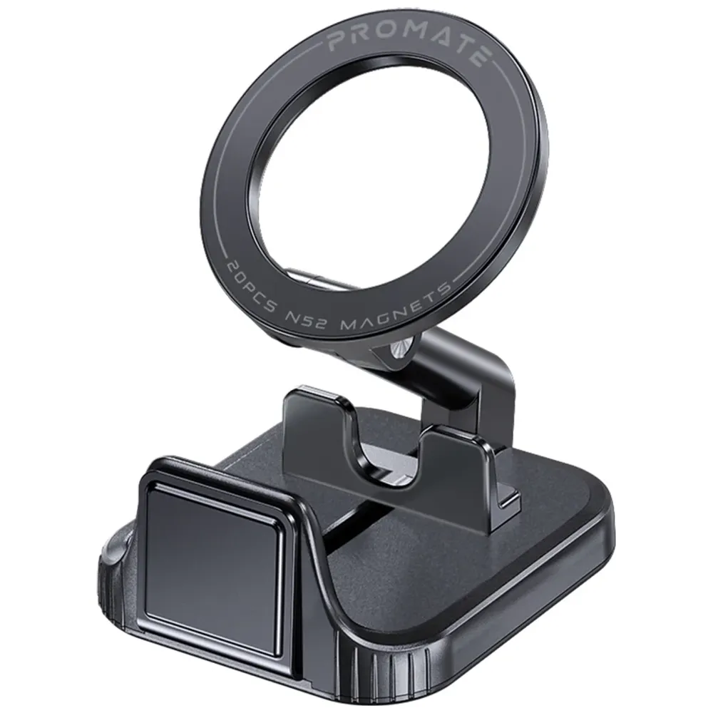 Promate Promate MagHook - Foldable Magnetic Mount - 360° Rotation - Strong Grip - Black – 25,000 IQD Iraq
