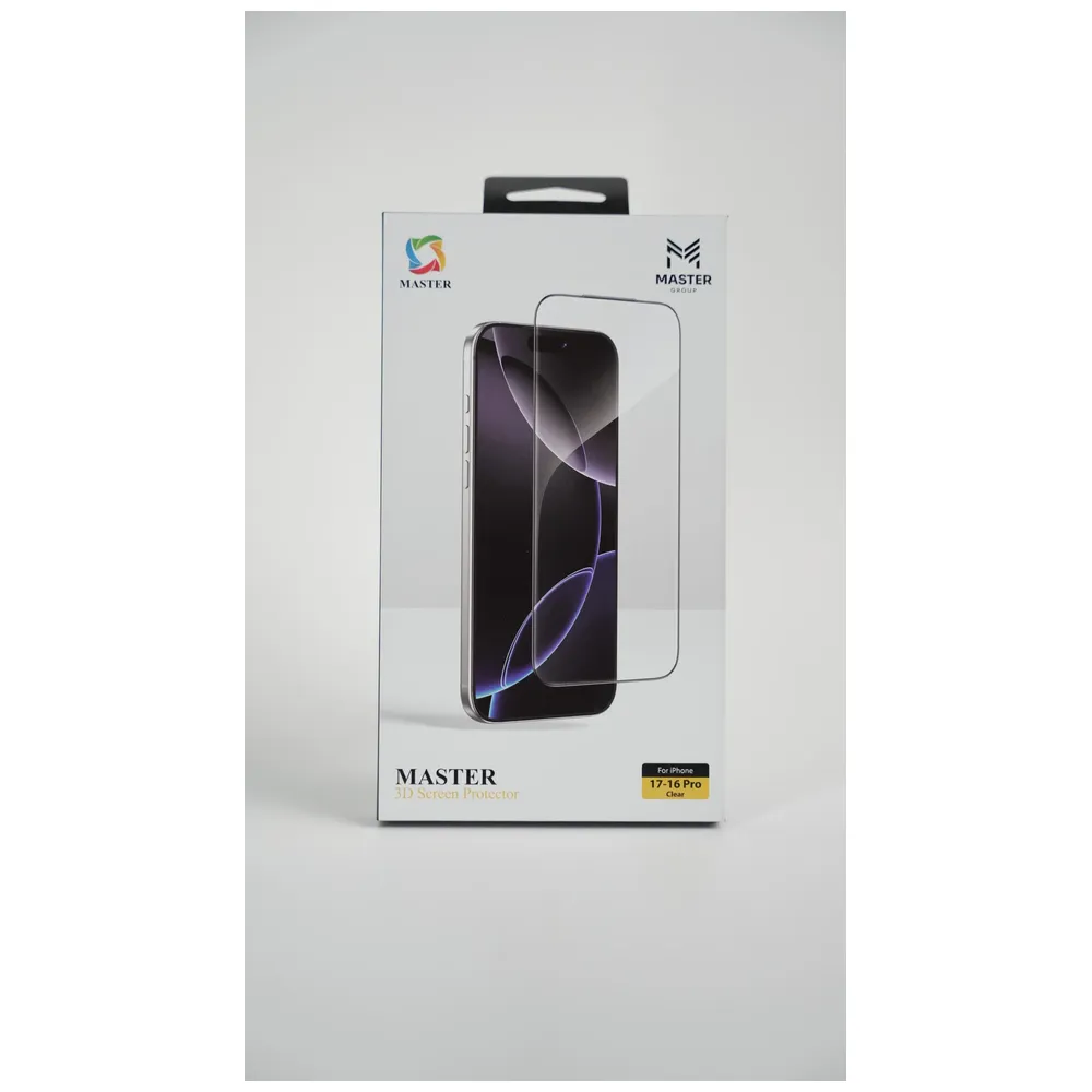 Master Master 3D Screen Protector for iPhone 16 Pro - Transparent