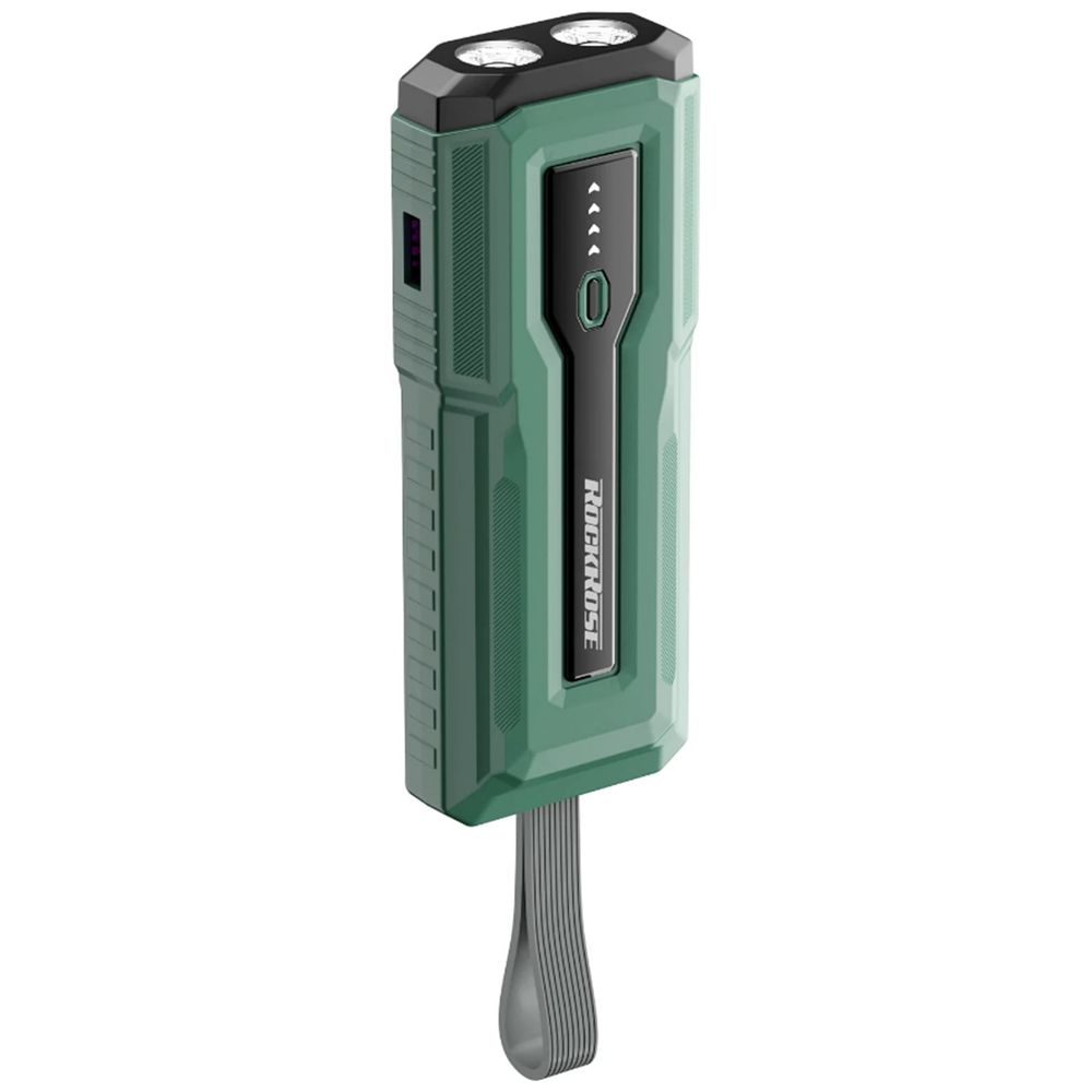 RockRose RRPB59 - Power bank - 10000mAh - Fast Charging 20W - Green 10000mAh, 20W – 20,000 IQD Iraq