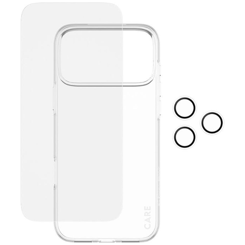 PanzerGlass PanzerGlass 3 in 1 Protection Bundle for iPhone 17 Pro Max - Transparent