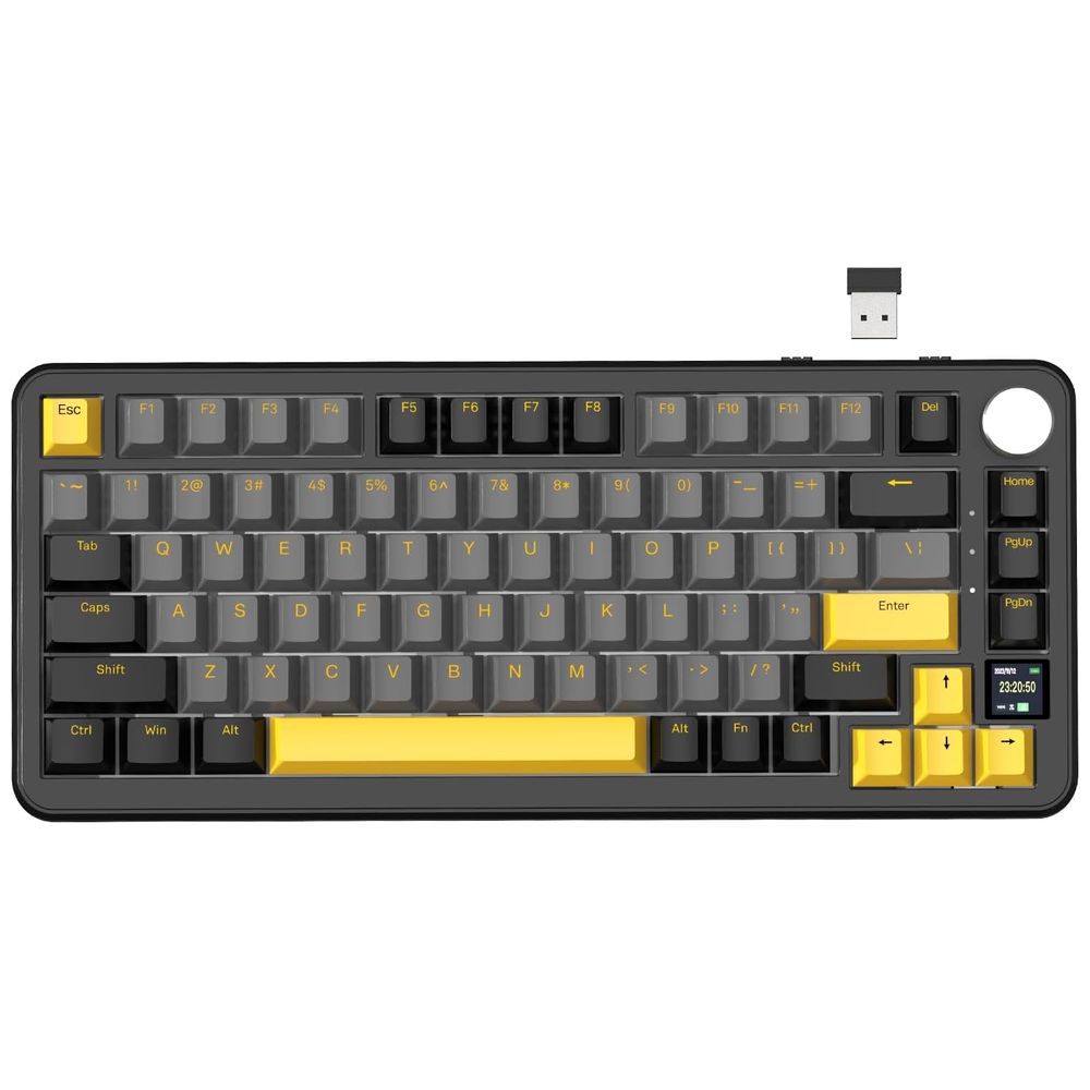 Attack Shark X85 Pro - Wireless Mechanical Keyboard - 4000mAh - RGB - Black 4000mAh – 85,000 IQD Iraq