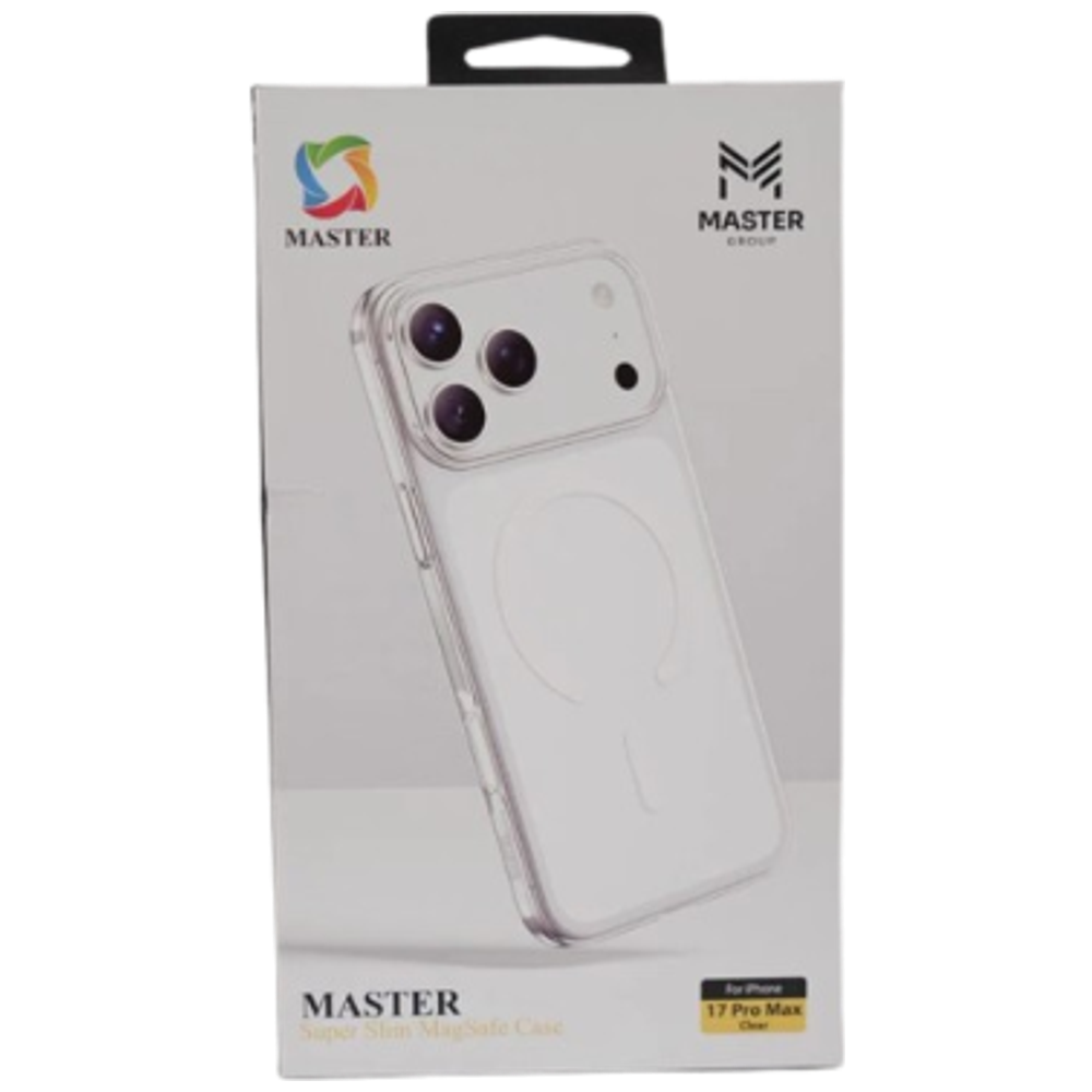 Master Master Super Slim MagSafe Case for iPhone 17 Pro Max - Transparent