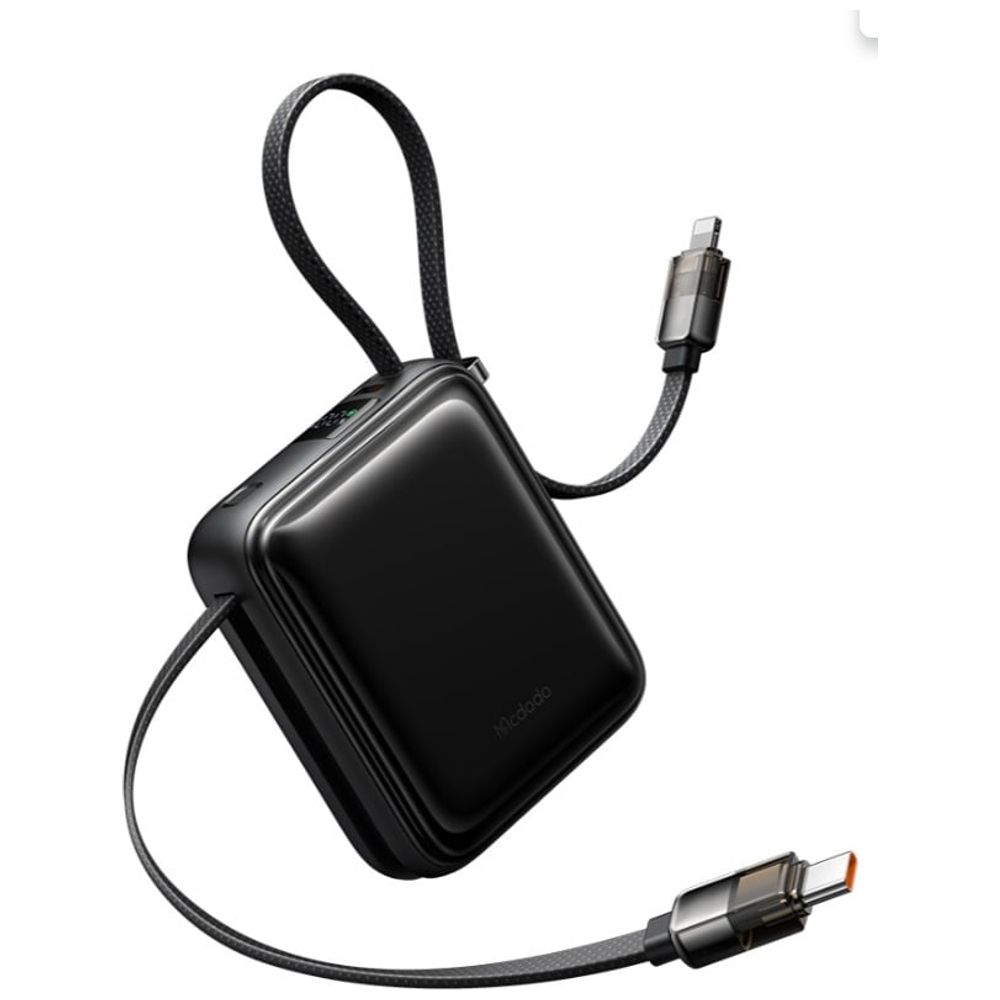 Mcdodo Mcdodo - Power bank - 10000mAh- 22.5W - With 2 cable - Black 10000mAh 22.5W