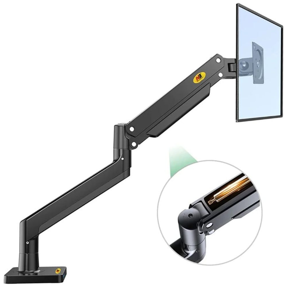 NORTH BAYOU EG NB-G50 - Desk Monitor Arm - 22" to 40" - Rotation 360° - Black 22" to 40", Rotation 360°