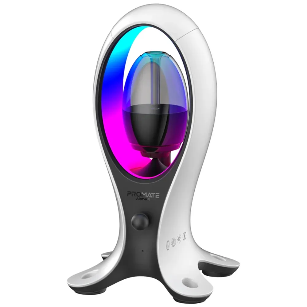 Promate Promate Alpha X - Bluetooth Speaker - Bluetooth 5.4 - RGB - 5W - White 5W