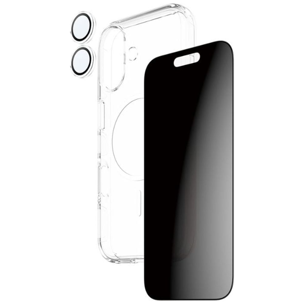 PanzerGlass PanzerGlass 3-in-1 Flagship Privacy Bundle for iPhone 17 - Transparent