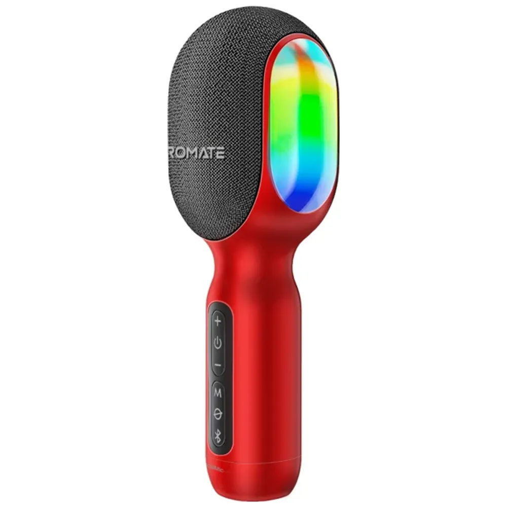Promate Promate VocalMic - Bluetooth Speaker - Bluetooth 5 - 2500mAh - Red 2500mAh