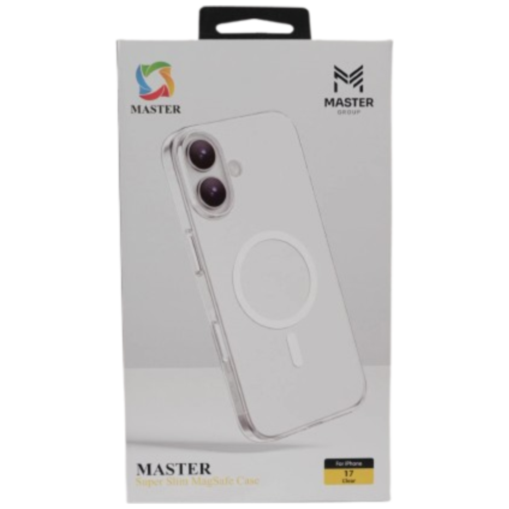 Master Master Super Slim MagSafe Phone Case for iPhone 17 - Transparent