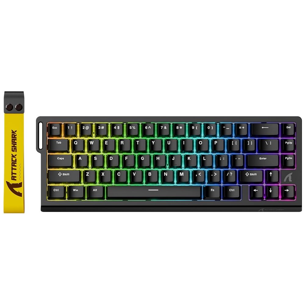 ATTACK SHARK X68 HE - Wired Keyboard - 0.125ms - USB-C - Black 0.125ms – 83,500 IQD Iraq