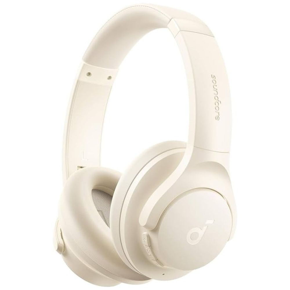 Anker A3004Z21 - Over Ear Bluetooth Headphones - Up to 40 hours - Bluetooth 5 - White 40 hours battery, Bluetooth 5