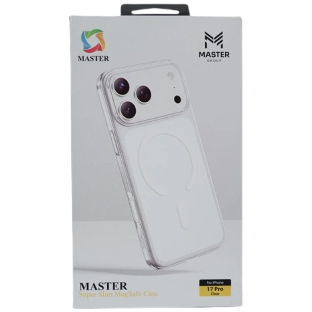 Master Master Super Slim MagSafe Phone Case for iPhone 17 Pro - Transparent