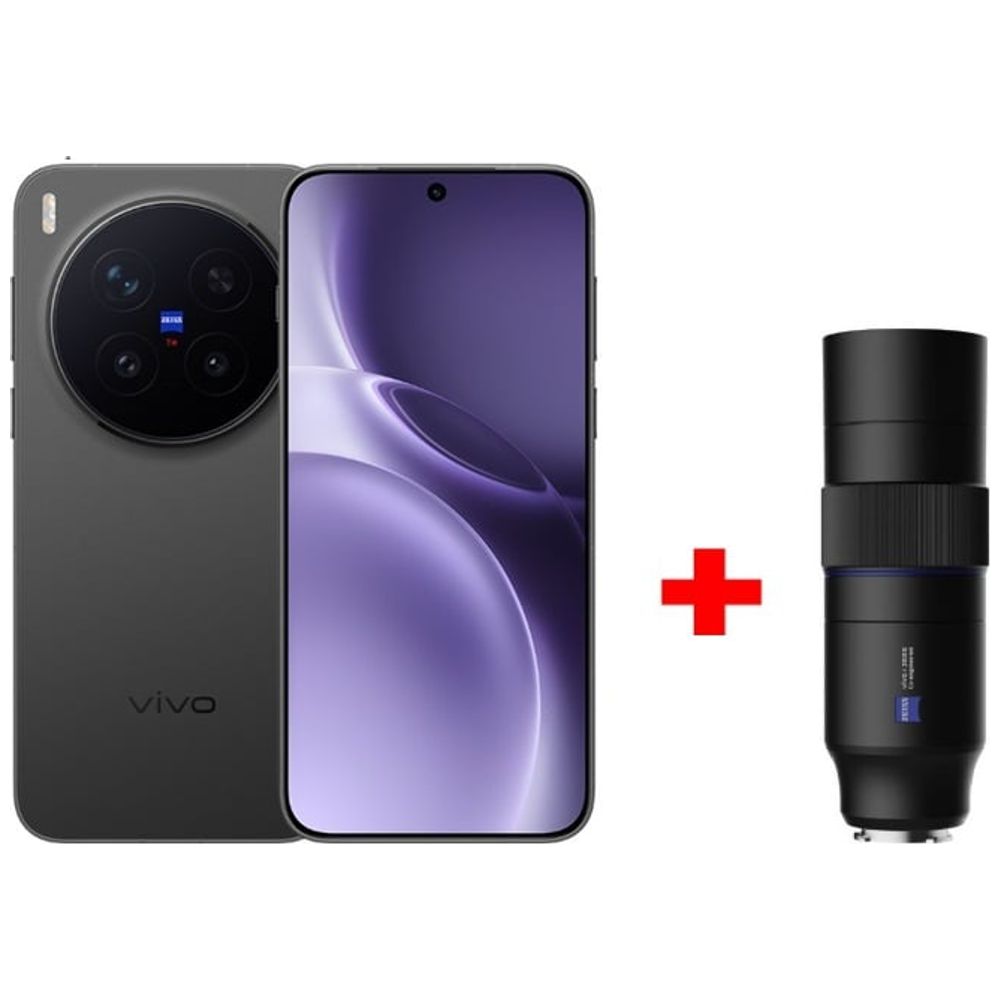 Vivo X300 Pro - Dual SIM - 6.78 Inch, 120Hz, Amoled - Dimensity 9500 - 6375 mAh, 40W wireless + vivo zeiss 2.35x telephoto extender 6.78 Inch, 120Hz, Amoled, Dimensity 9500, 6375 mAh, 40W wireless, 2.35x telephoto