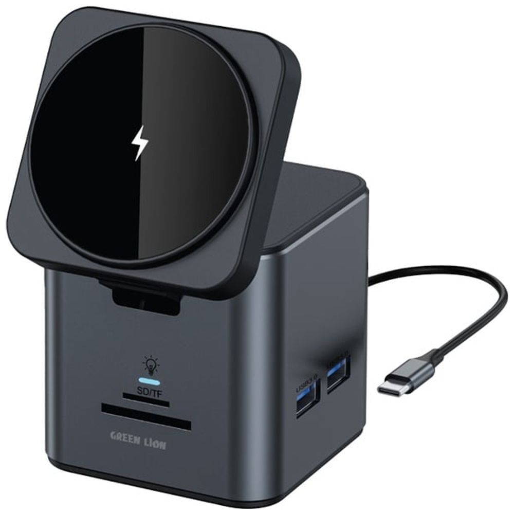 GREEN LION GREEN LION - Hub Docking Station - 9 in 1 - USB-C - Black 9-in-1, USB-C – 34,750 IQD Iraq