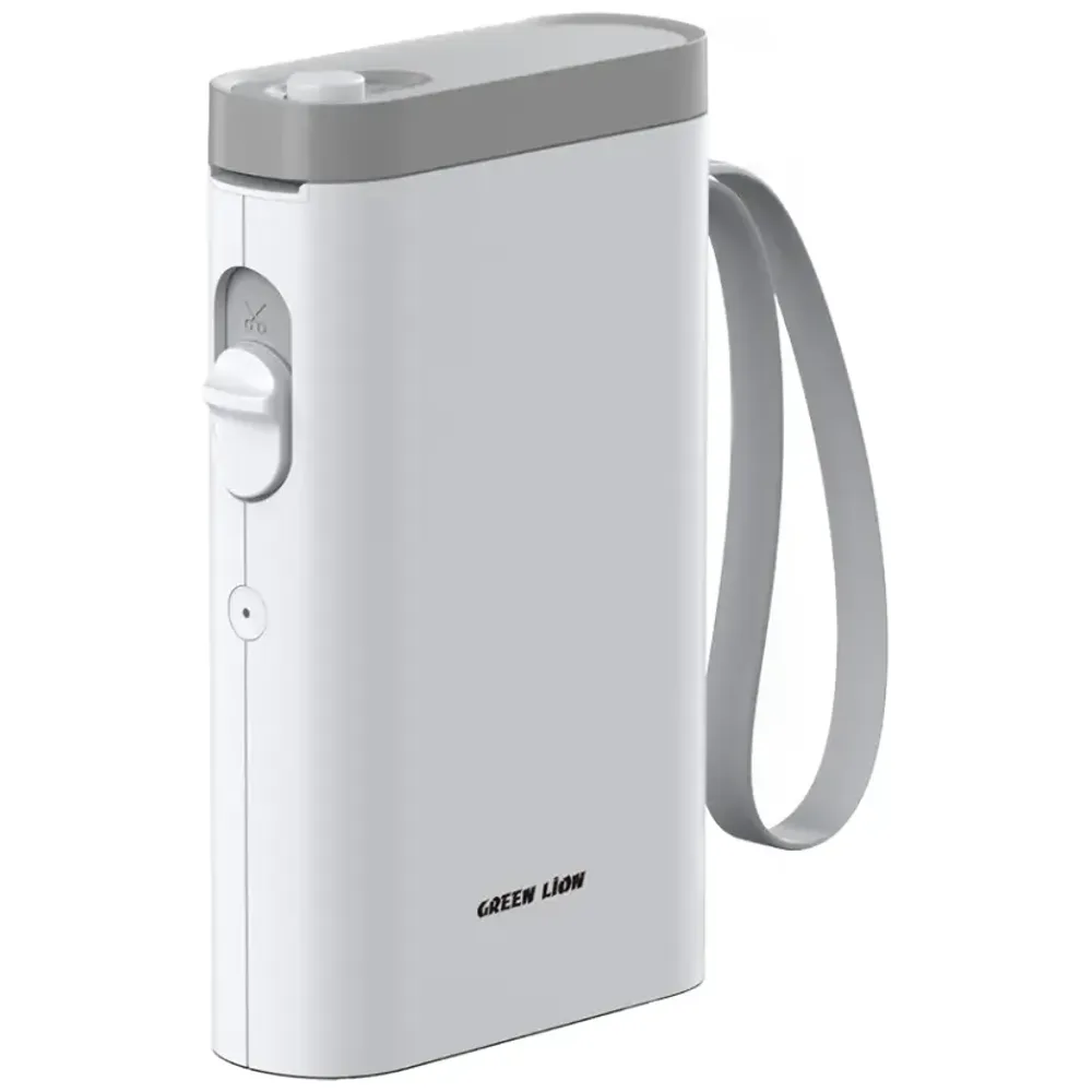 Green Lion Snap Label Thermal Printer 14mm - 1300 mAh - Bluetooth 5.1 - White 14mm, 1300 mAh, Bluetooth 5.1