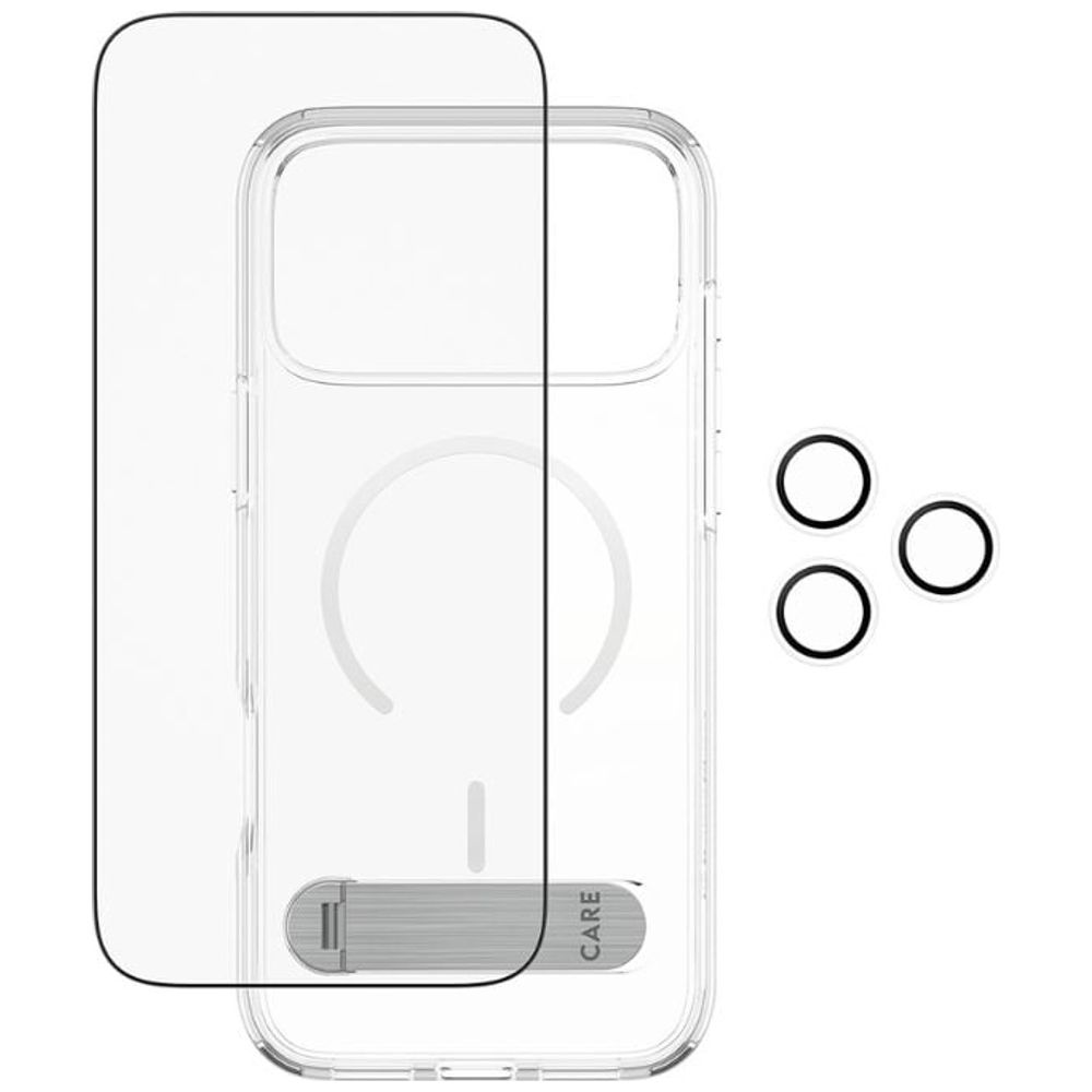 PanzerGlass PanzerGlass 3 in 1 Protection Bundle for iPhone 17 Pro Max - Transparent