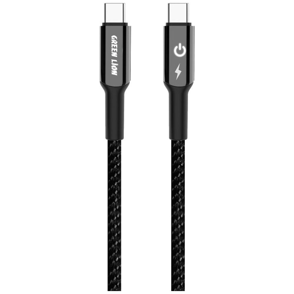 GREEN LION - Cable USB-C To USB-C - 1 m - 60W - Black 1m 60W